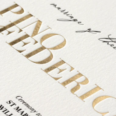 Luminous Metallic Foil Designs